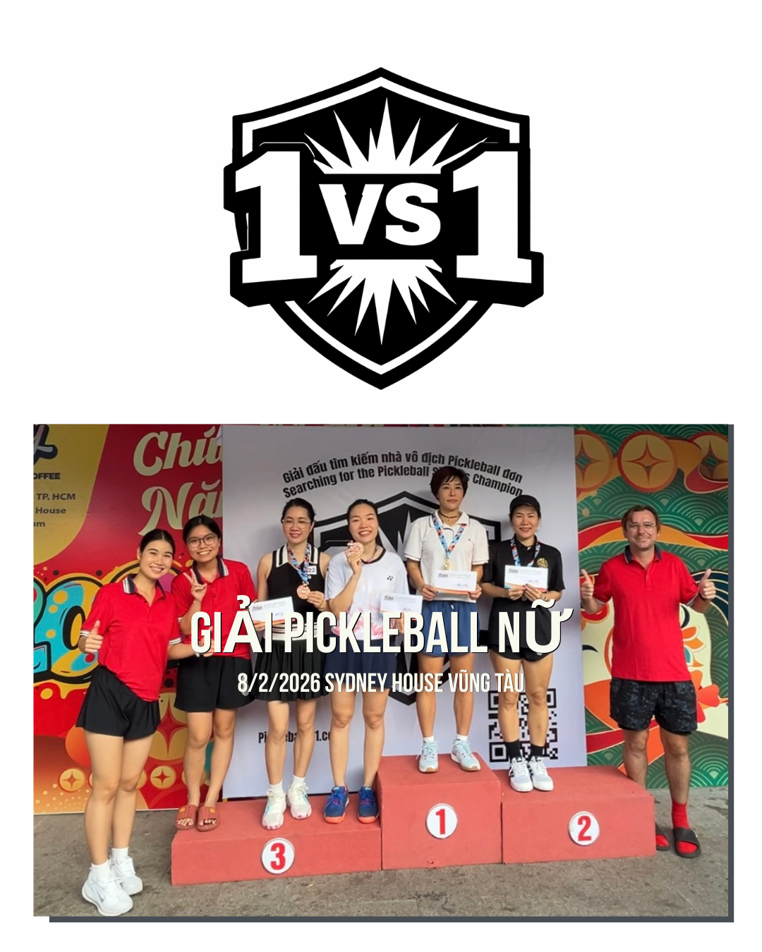Giải Pickleball Nữ Winners